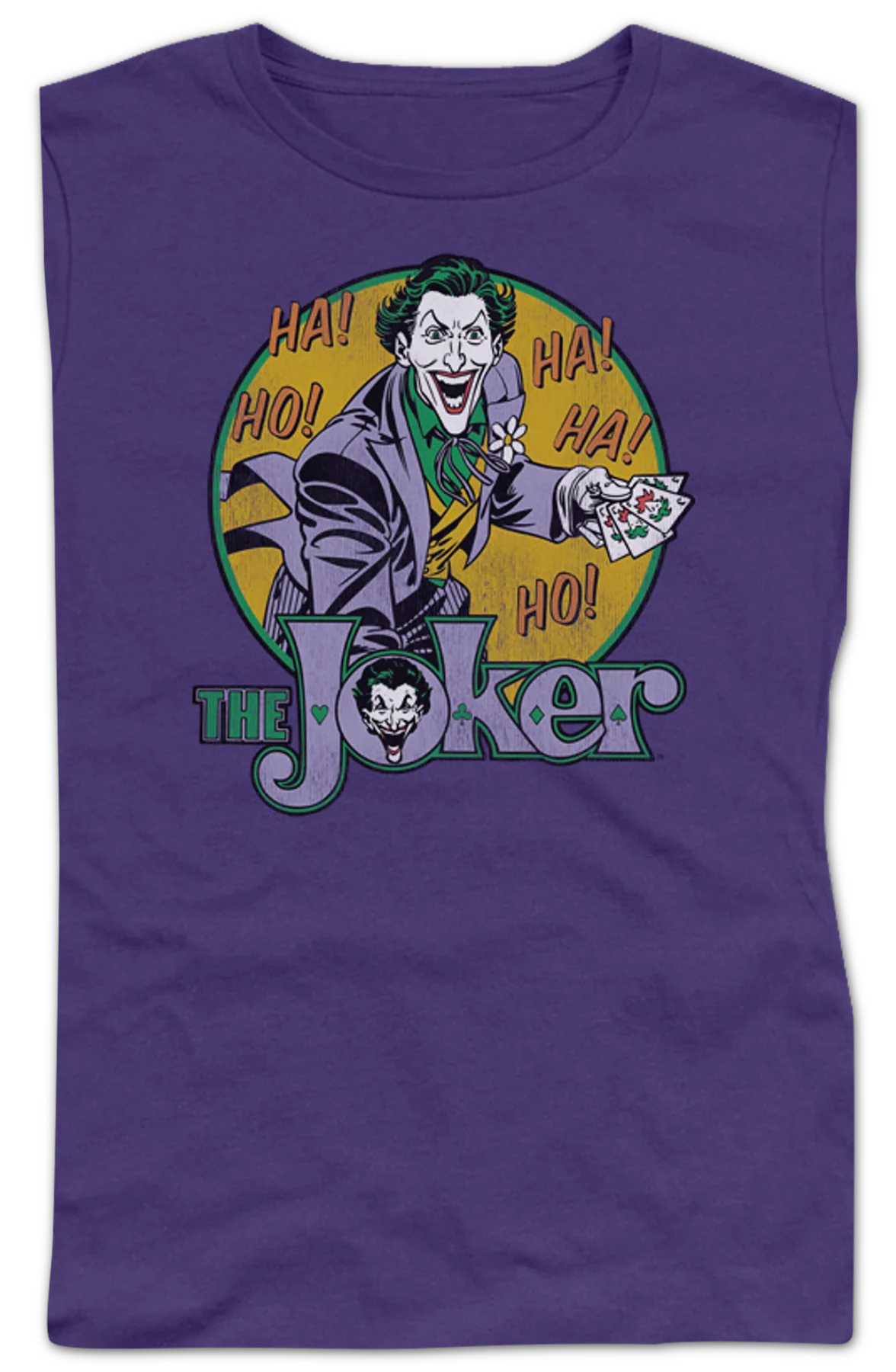 Ladies Laughing Joker Batman Shirt - Image 2