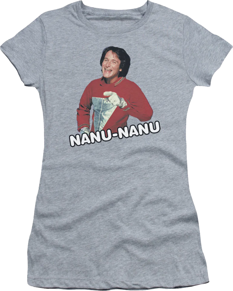 Ladies Nanu Nanu Mork and Mindy Shirt