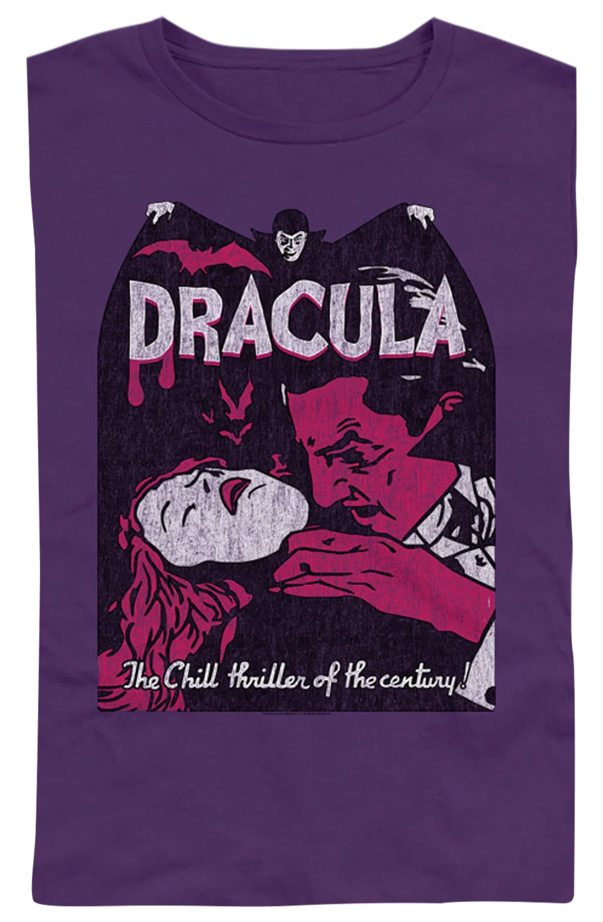 Ladies Purple Dracula Shirt - Image 2