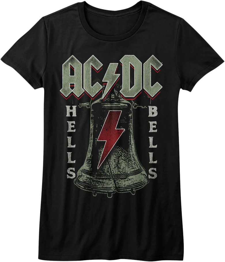 Ladies Ringin' Hells Bells ACDC Shirt