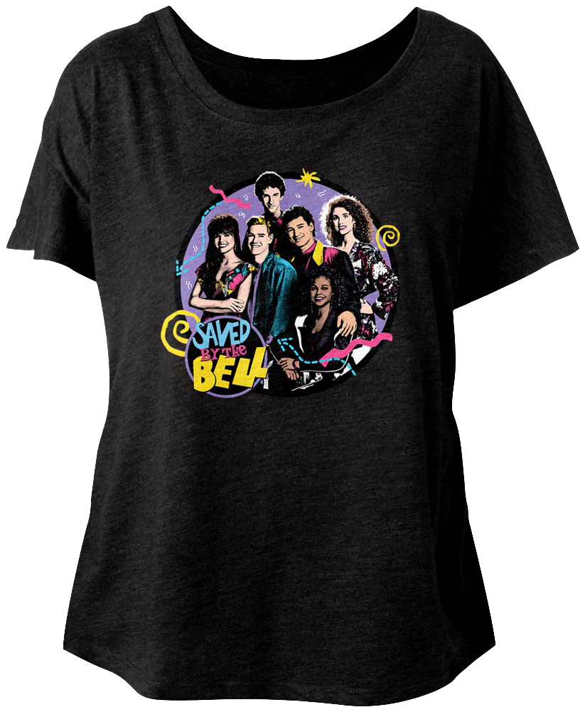 Ladies Saved By The Bell Dolman Shirt