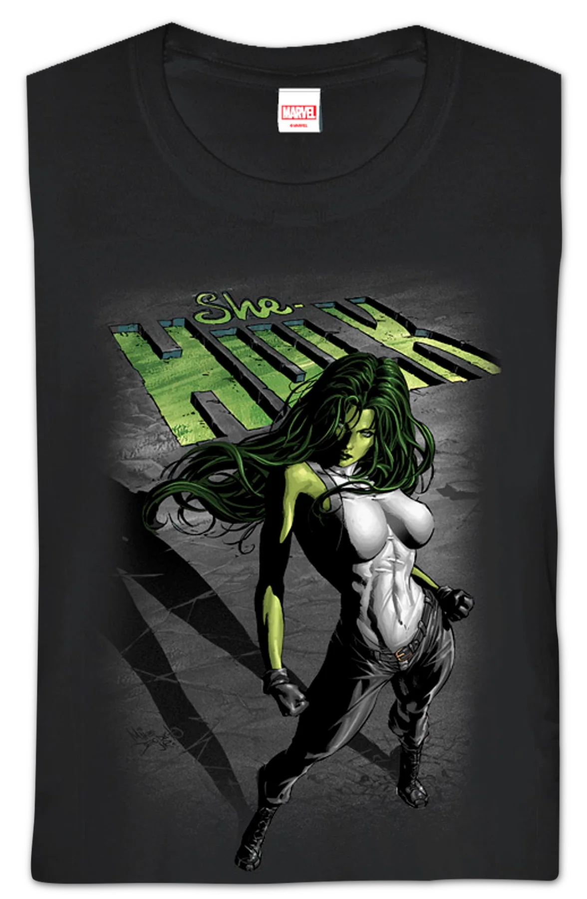 Ladies Shadow She-Hulk Shirt - Image 2