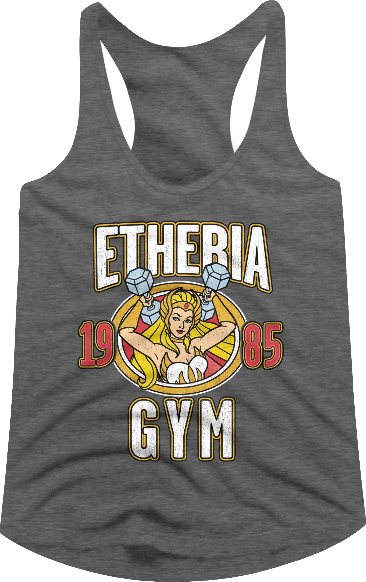 Ladies She-Ra Eteria Gym Masters of the Universe Racerback Tank Top