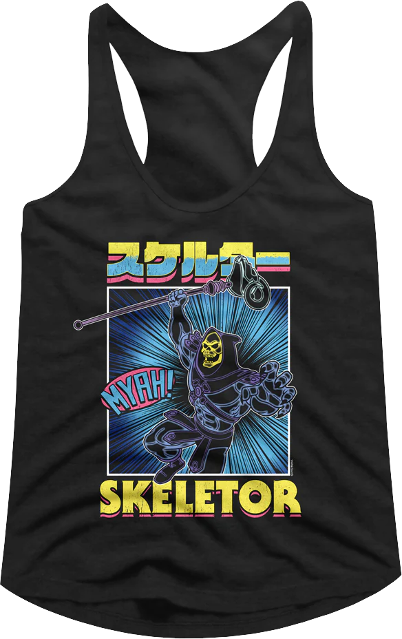 Ladies Skeletor Masters of the Universe Racerback Tank Top