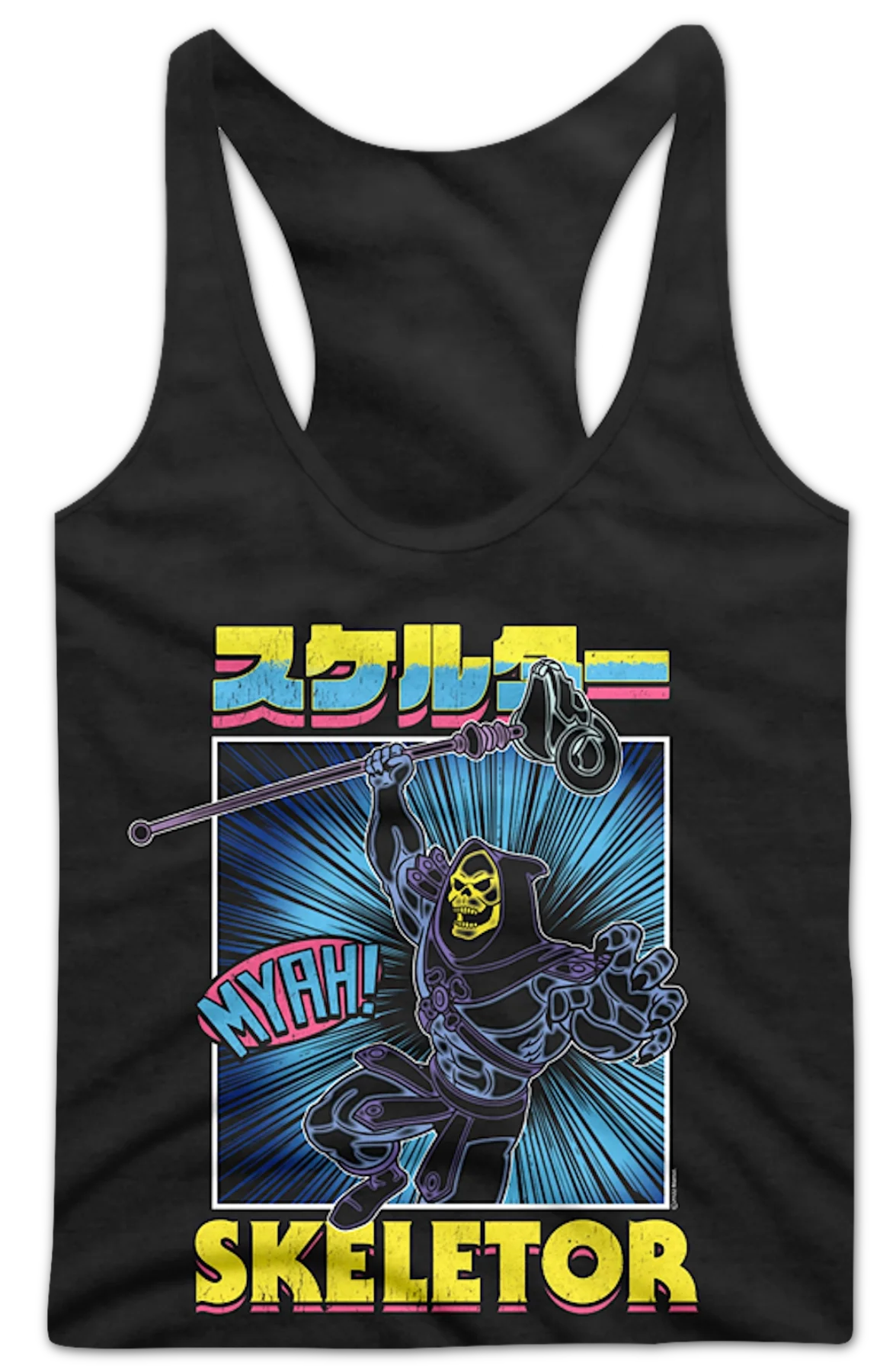 Ladies Skeletor Masters of the Universe Racerback Tank Top - Image 2