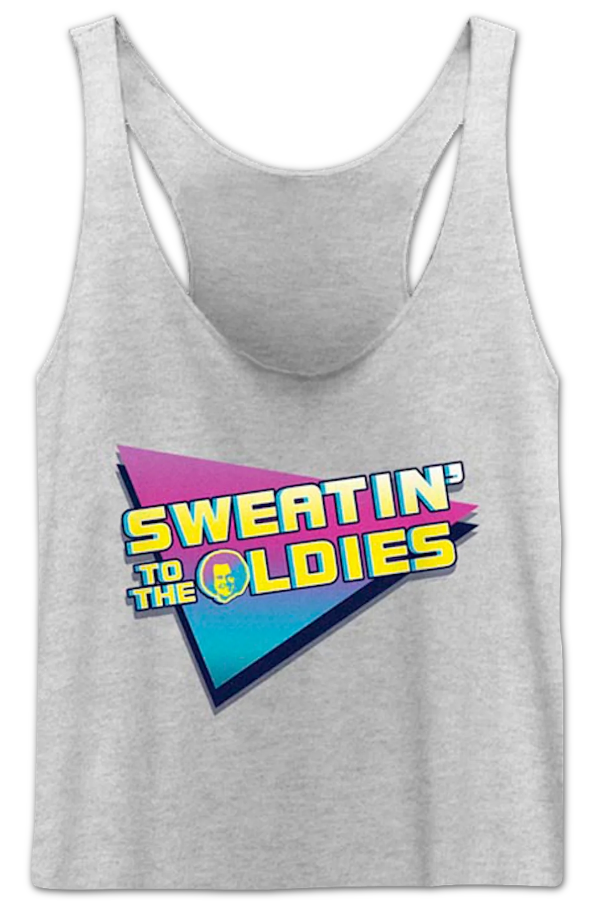 Ladies Sweatin' To The Oldies Richard Simmons Tank Top - Image 2