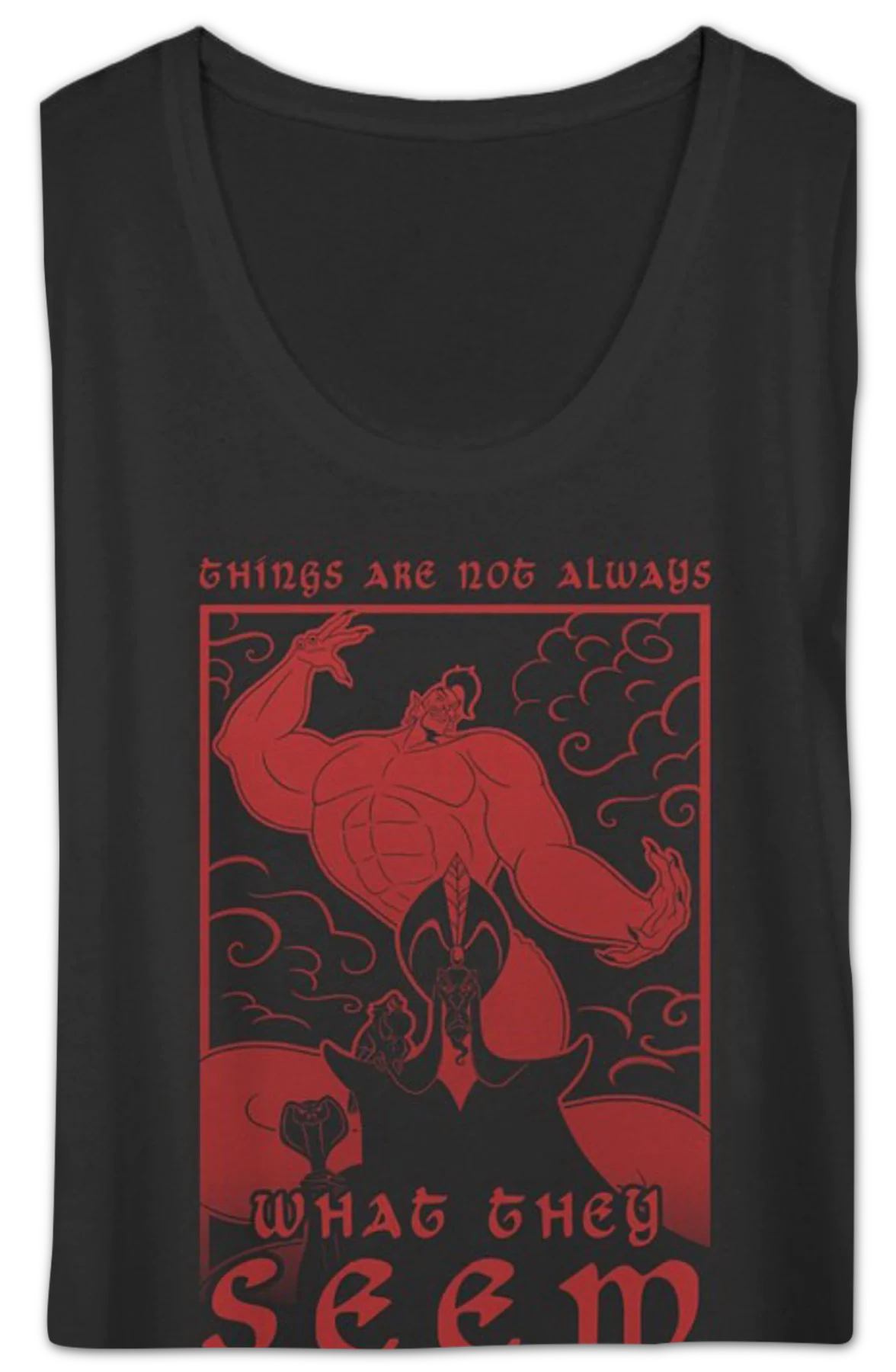 Ladies Things Are Not Always What They Seem Aladdin Scoopneck Shirt - Image 2