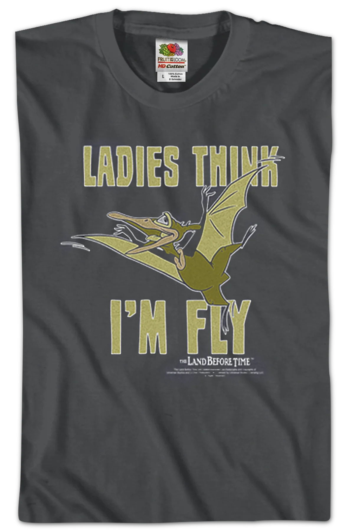 Ladies Think I'm Fly Land Before Time T-Shirt - Image 2