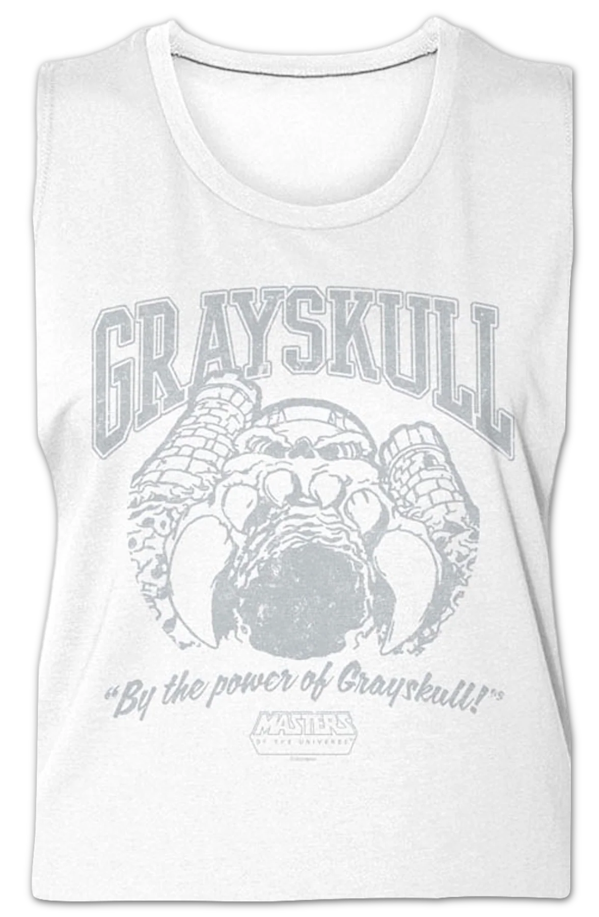 Ladies Vintage Grayskull Masters of the Universe Muscle Tank Top - Image 2