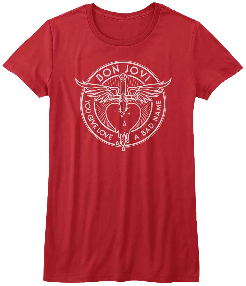 Ladies You Give Love A Bad Name Bon Jovi Shirt