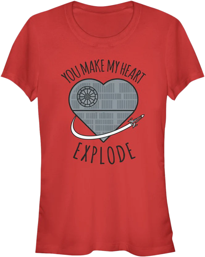 Ladies You Make My Heart Explode Star Wars Shirt