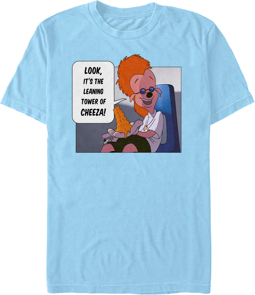 Leaning Tower Of Cheeza Goofy Movie T-Shirt