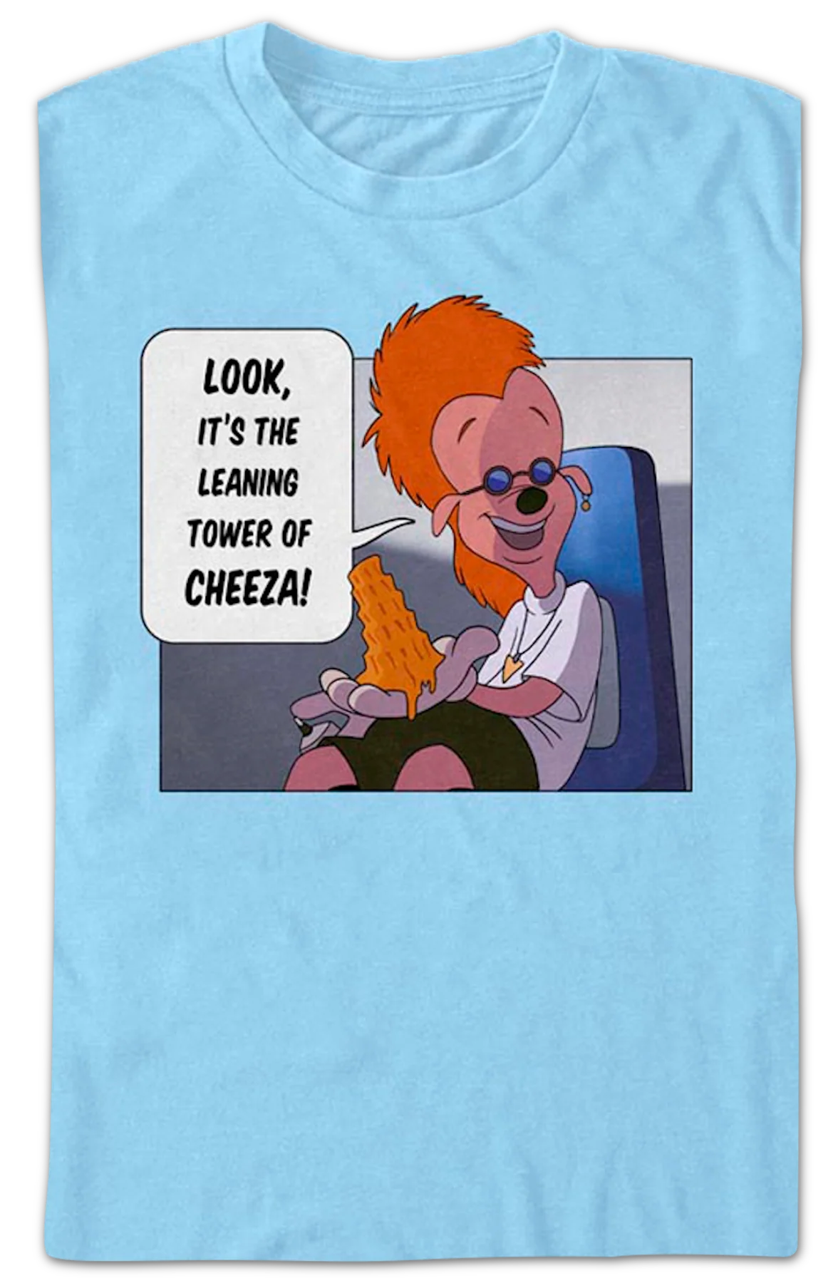 Leaning Tower Of Cheeza Goofy Movie T-Shirt - Image 2