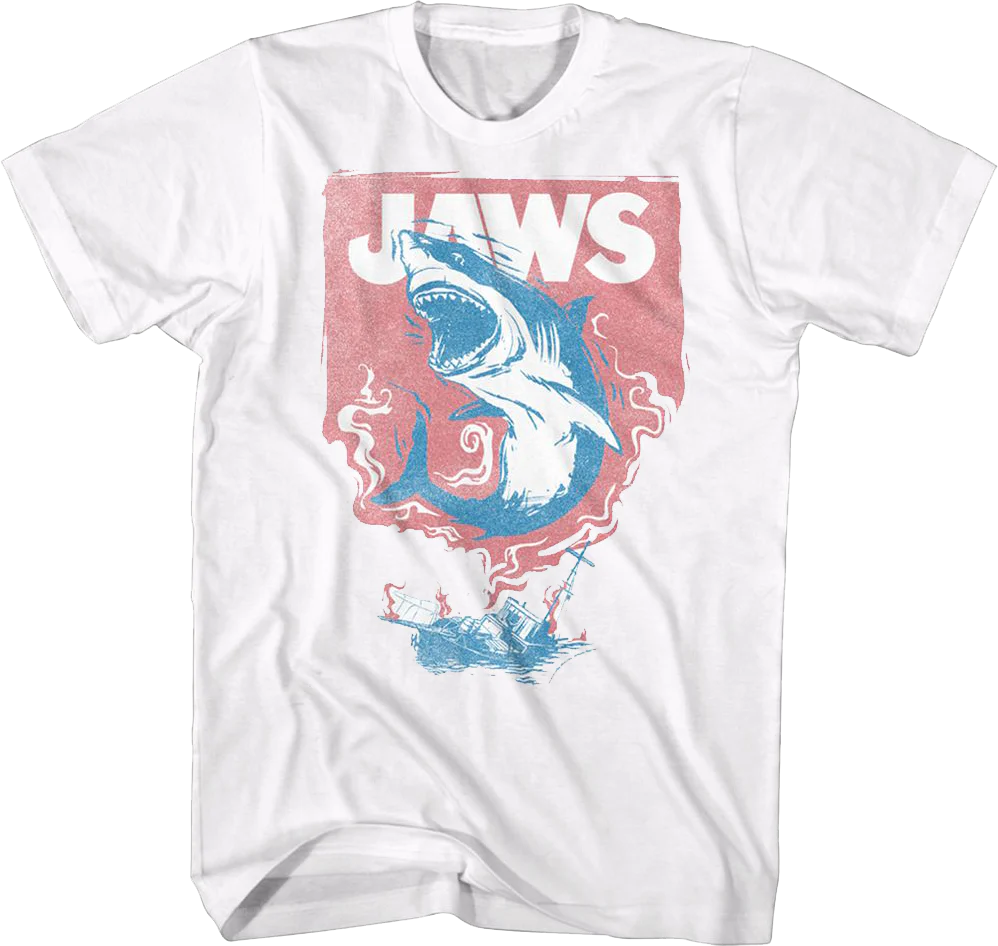 Leaping Shark Jaws T-Shirt
