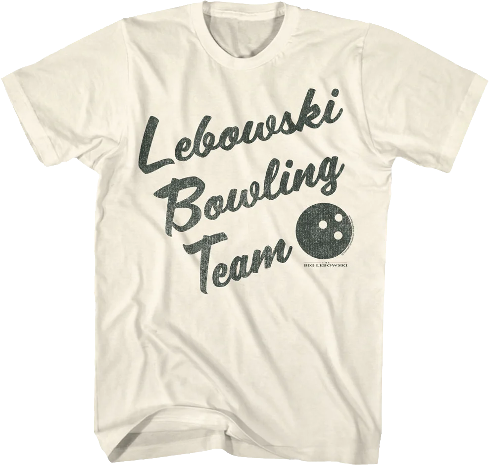 Lebowski Bowling Team Big Lebowski T-Shirt