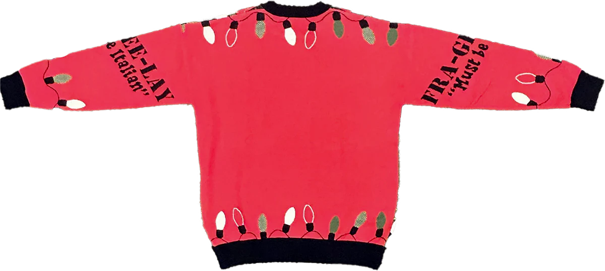Leg Lamp It's A Major Award Christmas Story Knitted Sweater - Image 3
