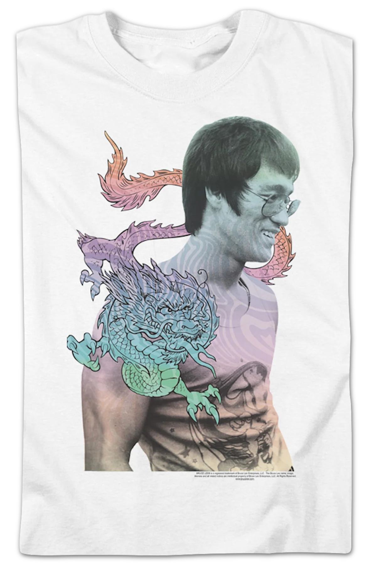 Legendary Dragon Bruce Lee T-Shirt - Image 2