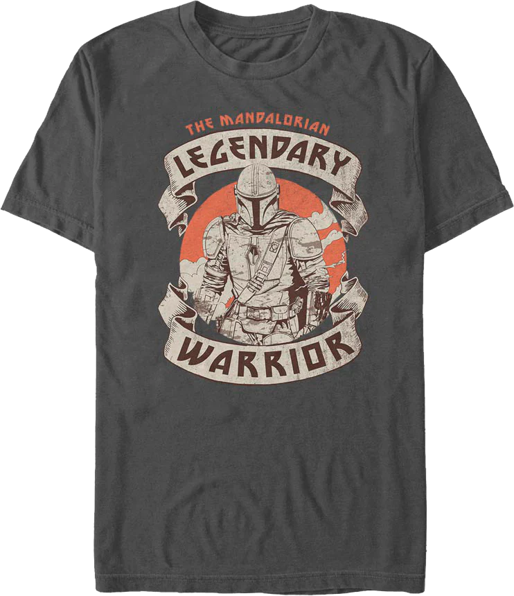 Legendary Warrior The Mandalorian Star Wars T-Shirt