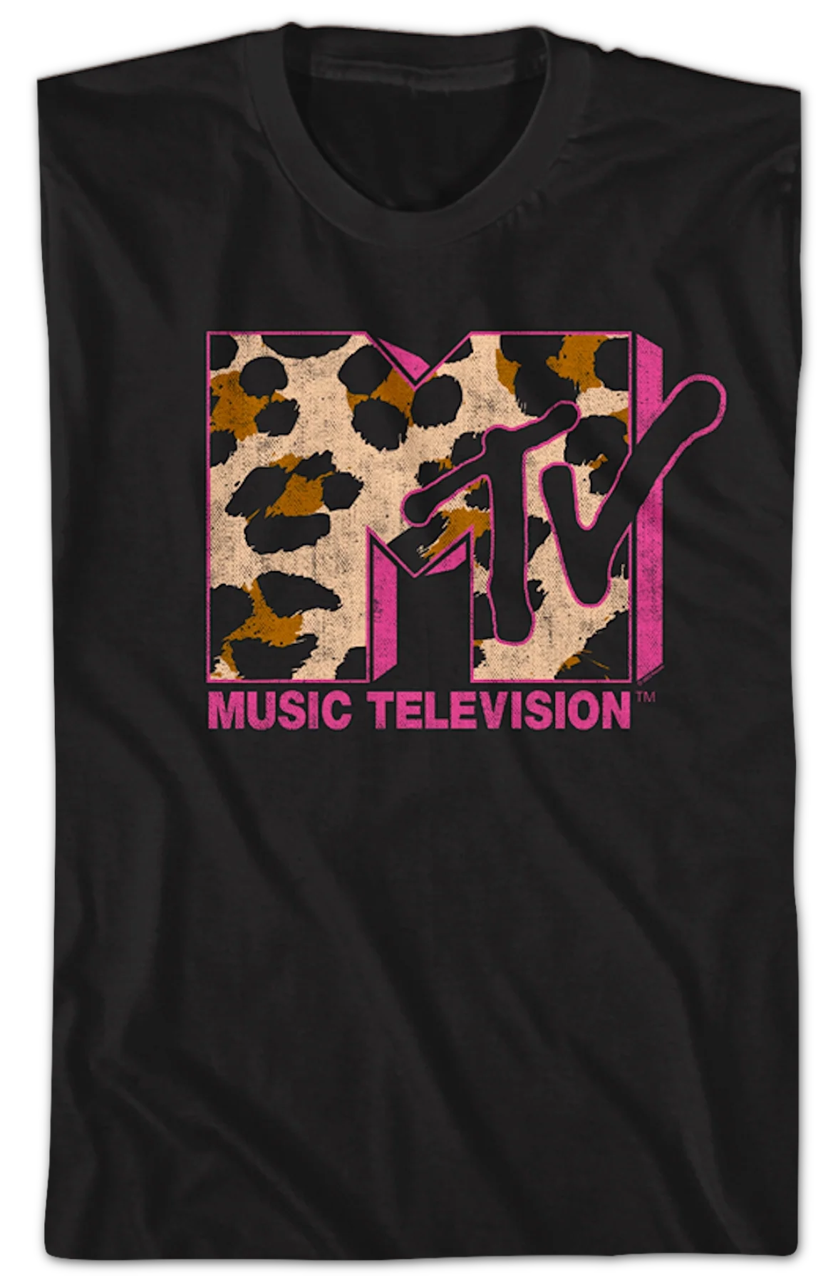 Leopard Print Logo MTV Shirt - Image 2