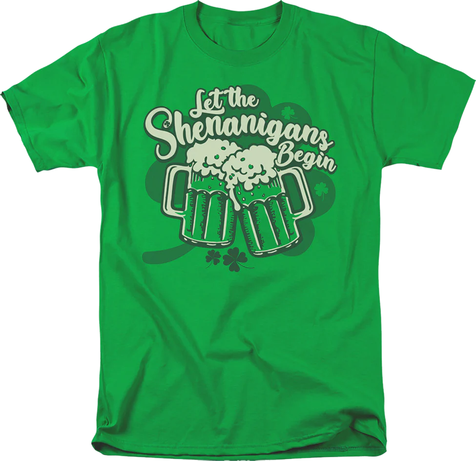 Let The Shenanigans Begin St. Patrick's Day T-Shirt