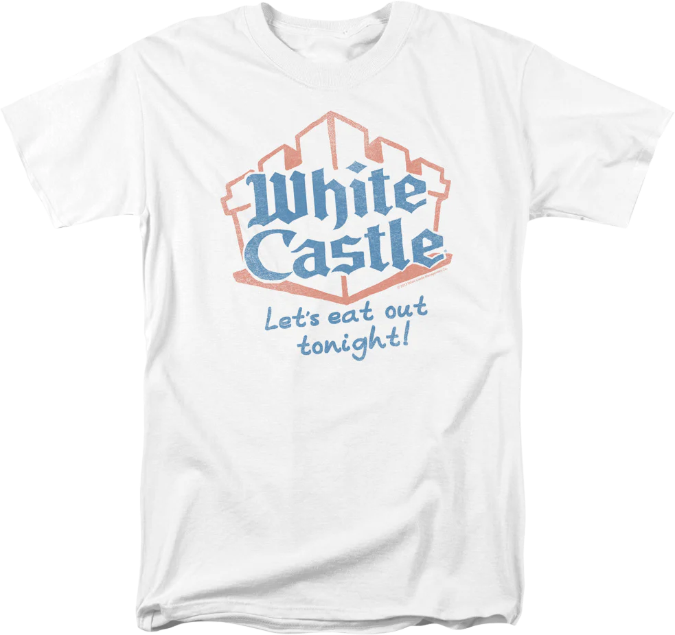 Let's Eat Out Tonight White Castle T-Shirt