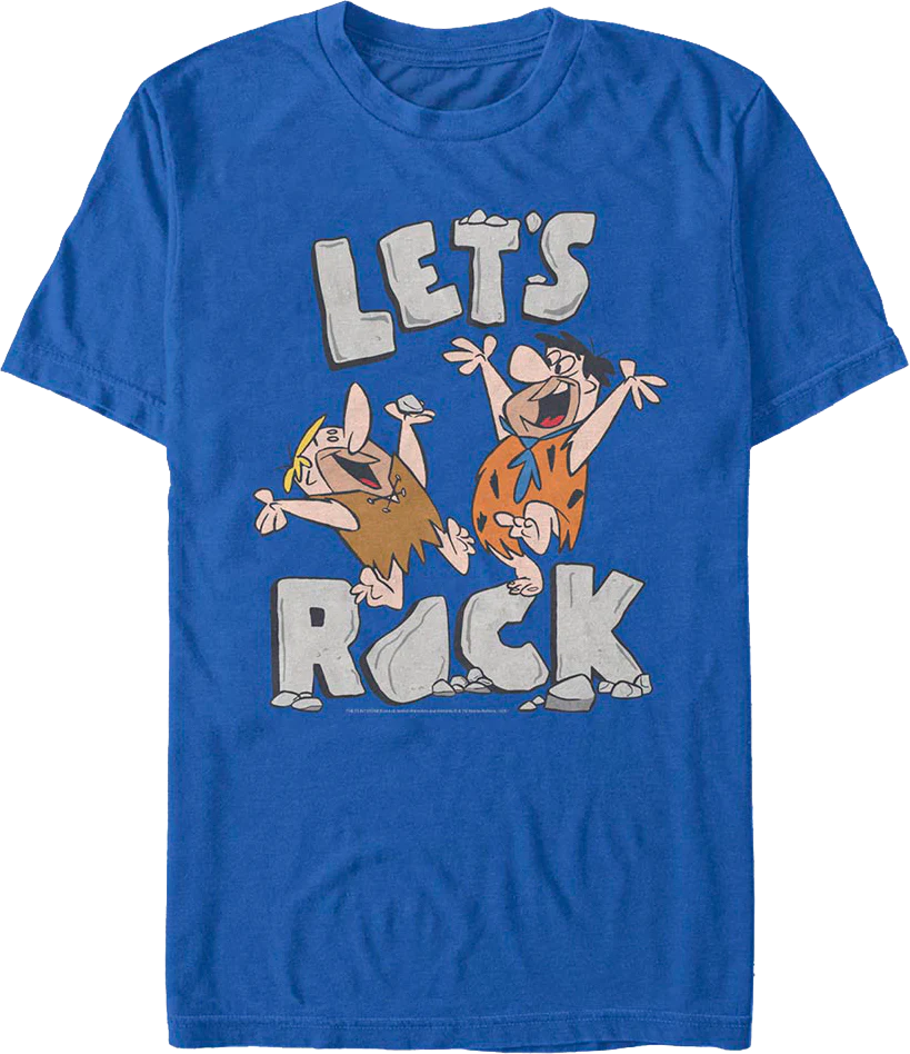 Let's Rock Flintstones T-Shirt