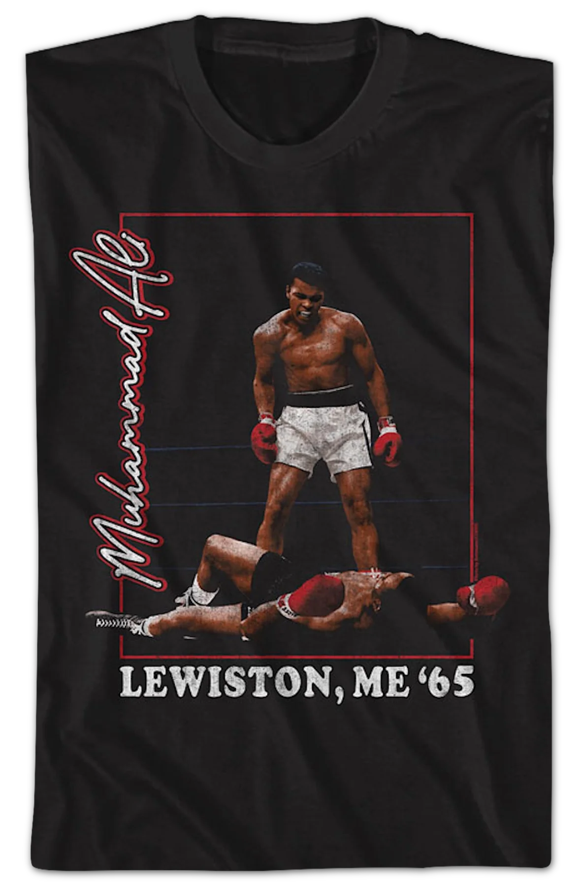 Lewiston '65 Muhammad Ali T-Shirt - Image 2