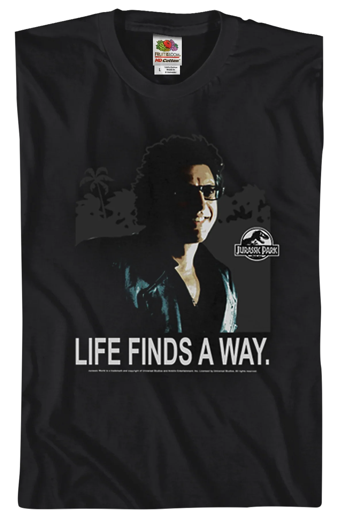 Life Finds A Way Jurassic Park T-Shirt - Image 2