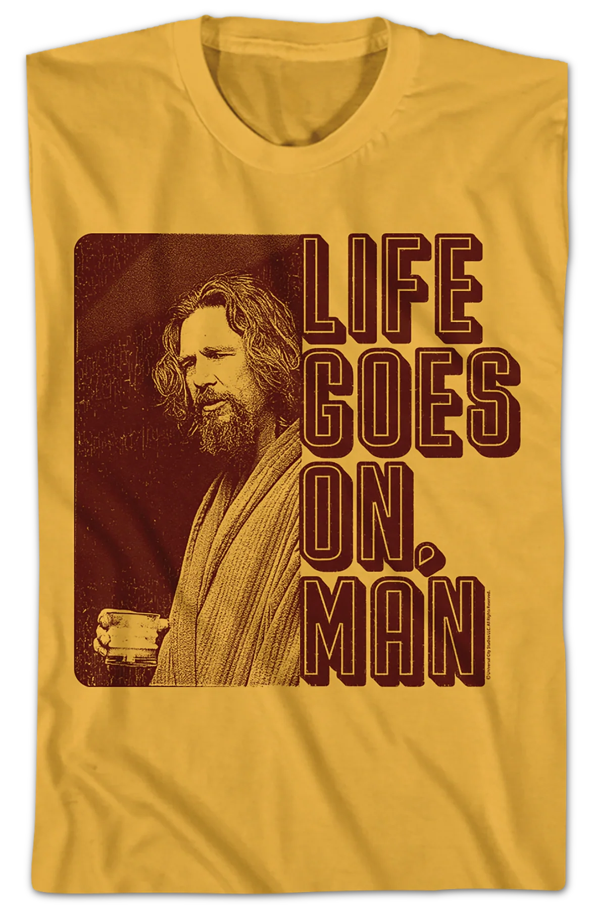 Life Goes On Big Lebowski T-Shirt - Image 2