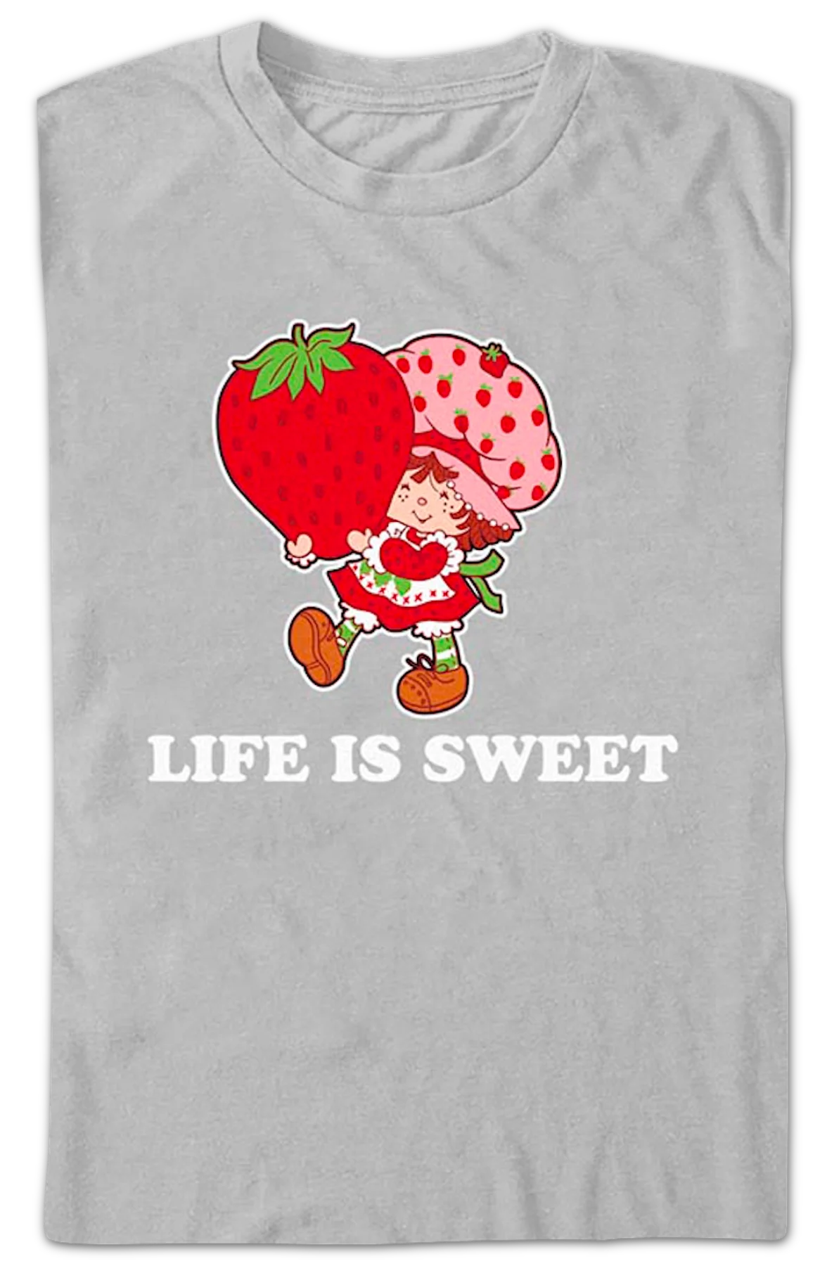Life Is Sweet Strawberry Shortcake T-Shirt - Image 2