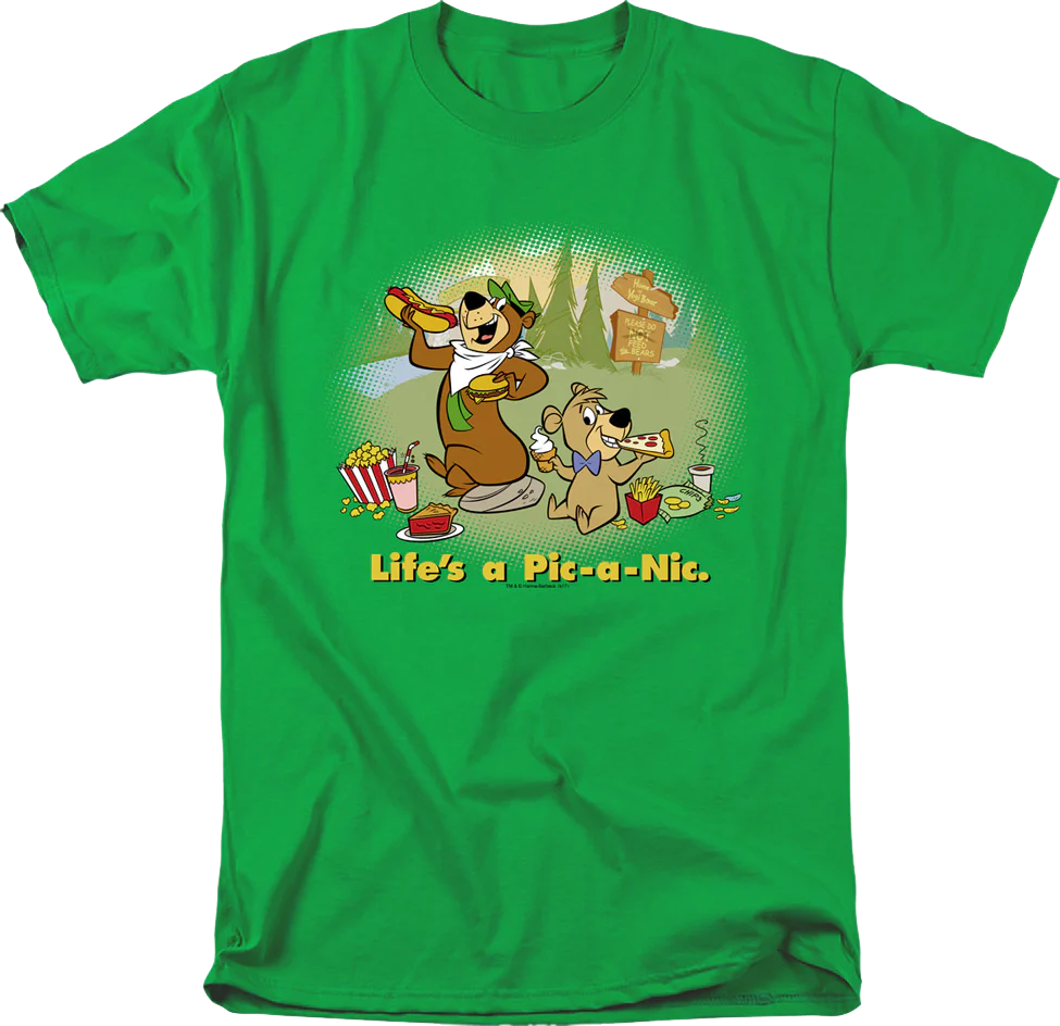 Life's A Pic-A-Nic Yogi Bear T-Shirt