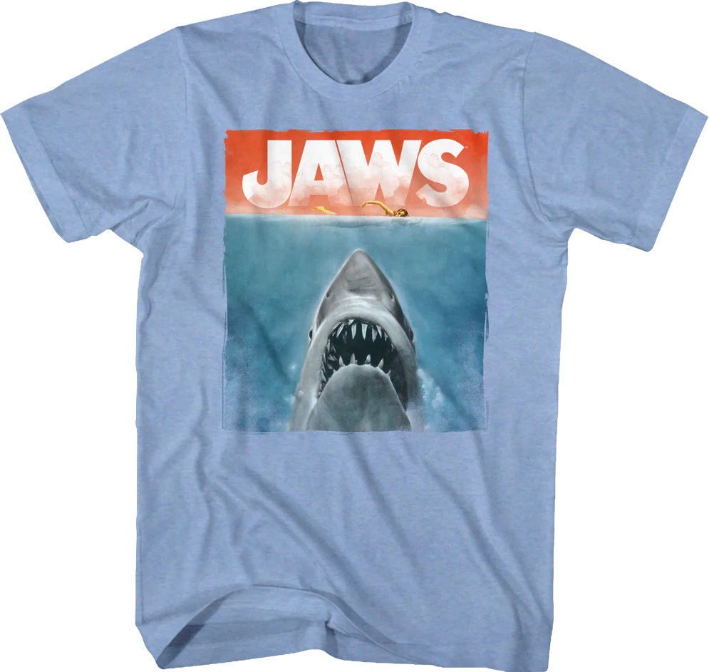 Light Blue Jaws T-Shirt