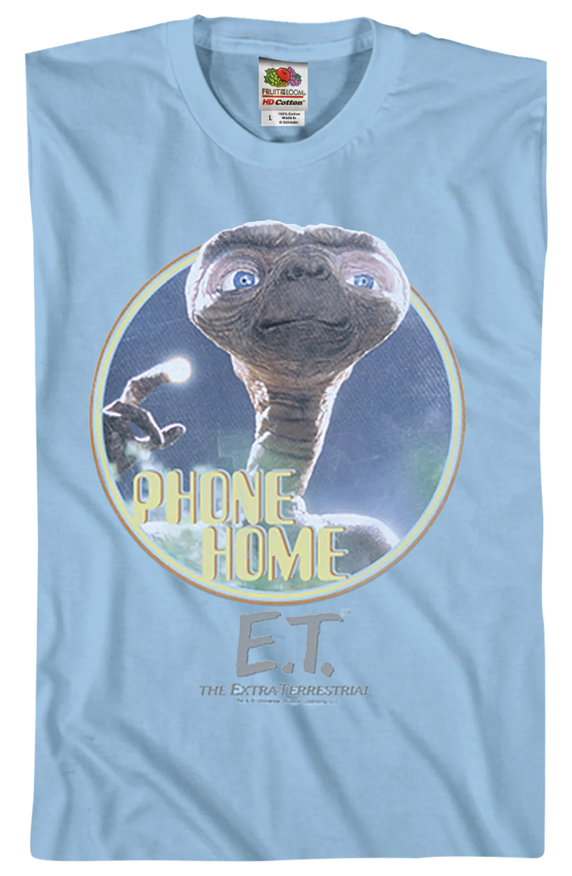 Light Blue Phone Home ET Shirt - Image 2