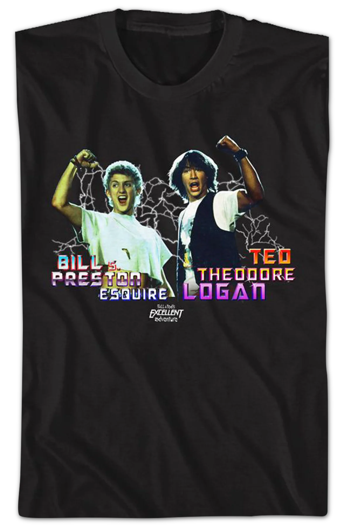 Lightning Bill and Ted's Excellent Adventure T-Shirt - Image 2