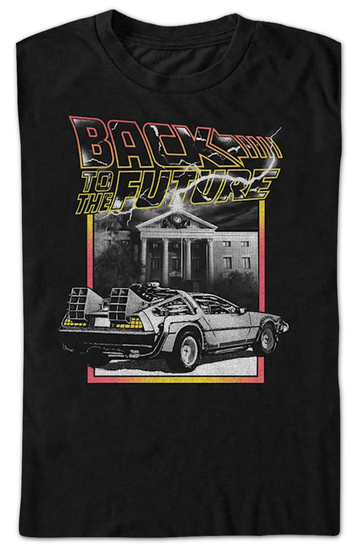 Lightning Logo Back To The Future T-Shirt - Image 2