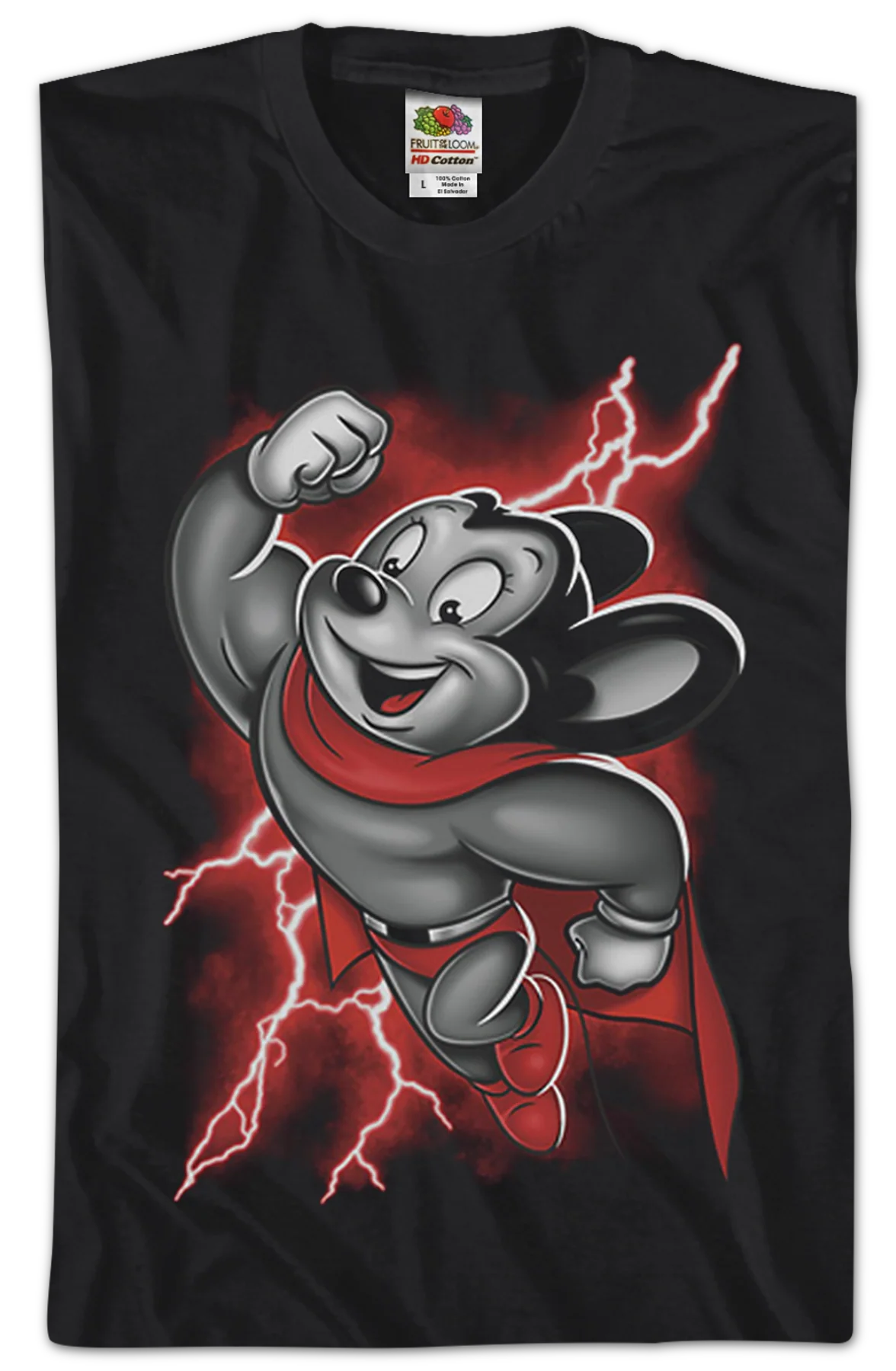 Lightning Mighty Mouse T-Shirt - Image 2