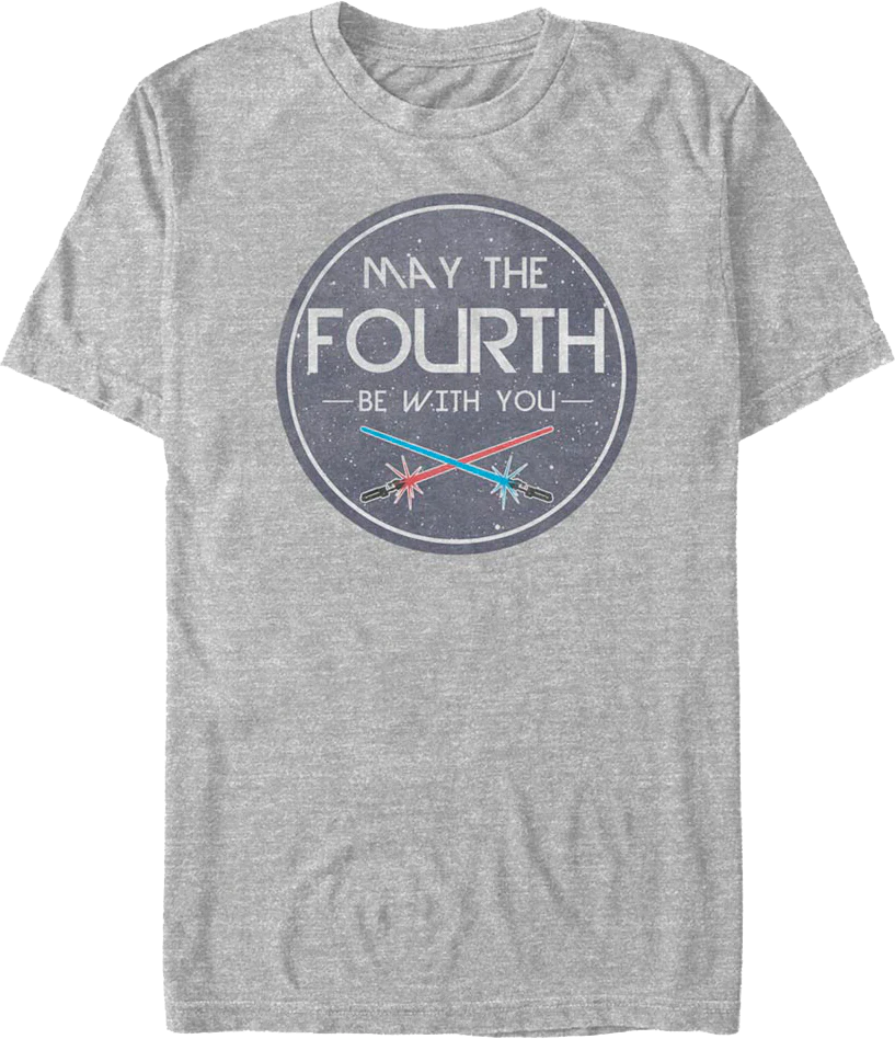 Lightsabers May The Fourth Be With You Star Wars T-Shirt