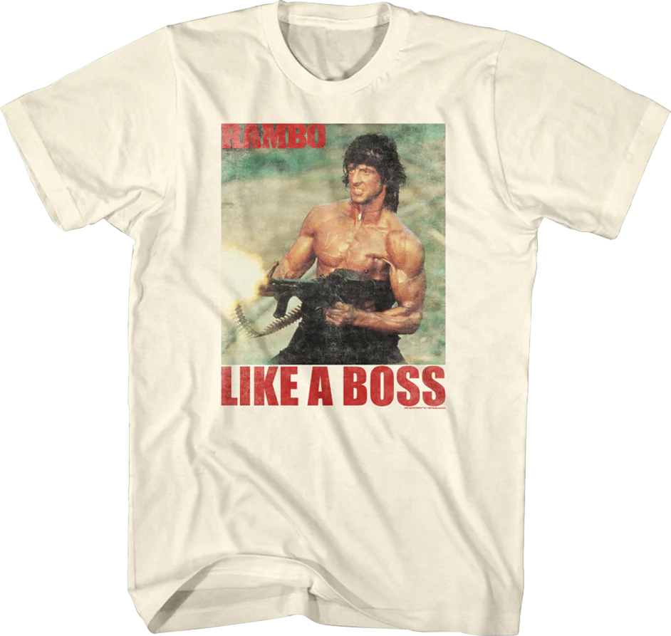Like A Boss Rambo T-Shirt