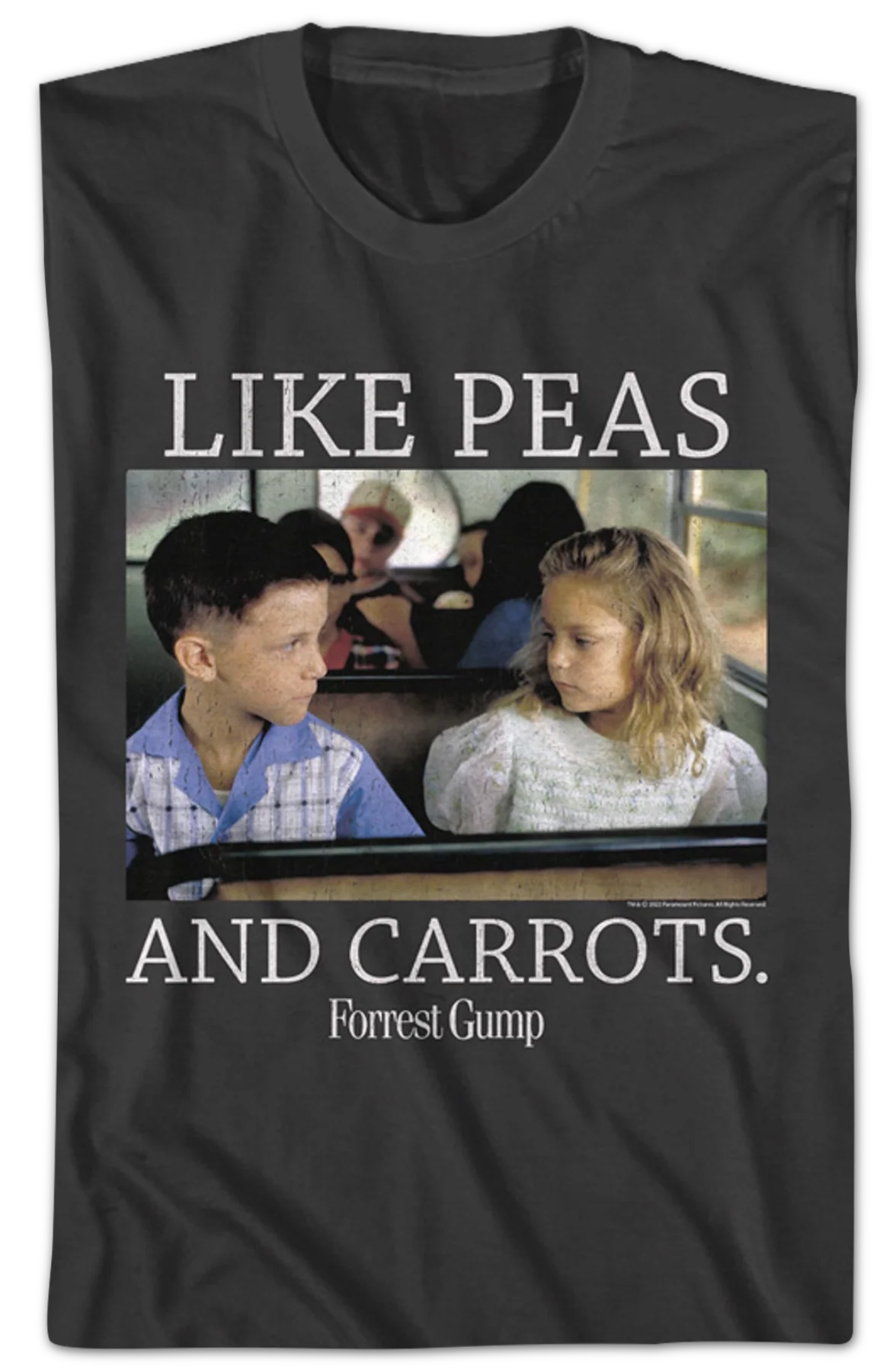 Like Peas And Carrots Forrest Gump T-Shirt - Image 2