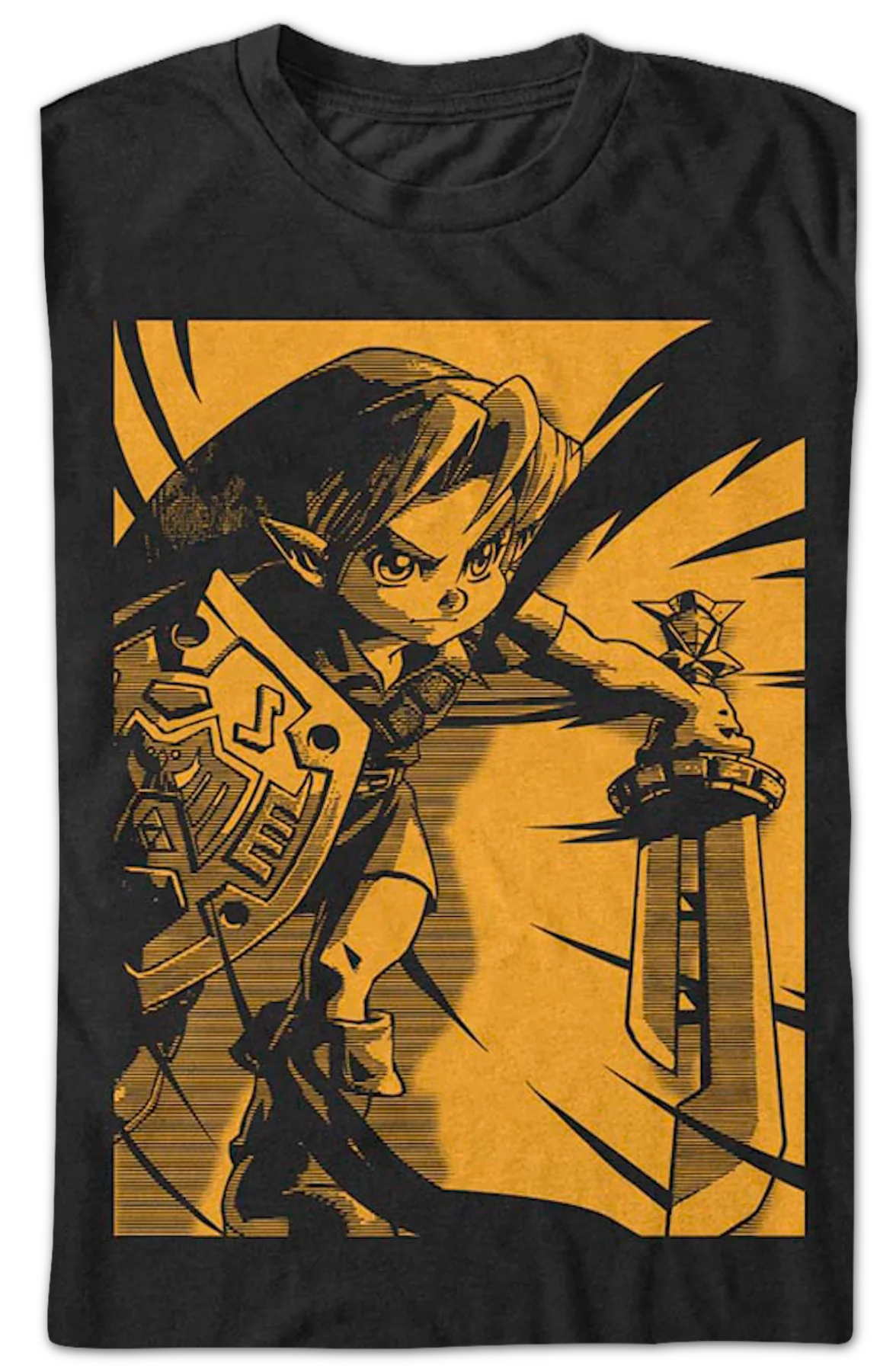 Link Wind Cutter Legend of Zelda T-Shirt - Image 2