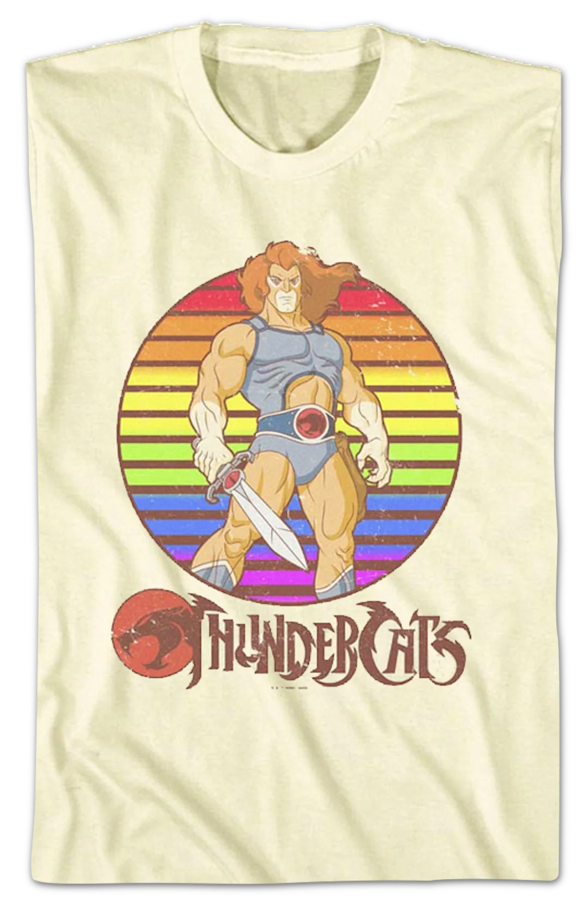 Lion-O Retro Circle ThunderCats T-Shirt - Image 2
