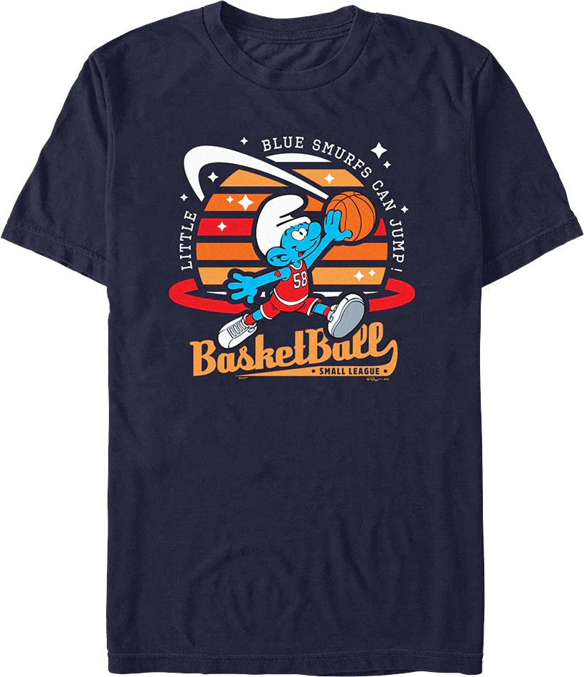 Little Blue Smurfs Can Jump Smurfs T-Shirt