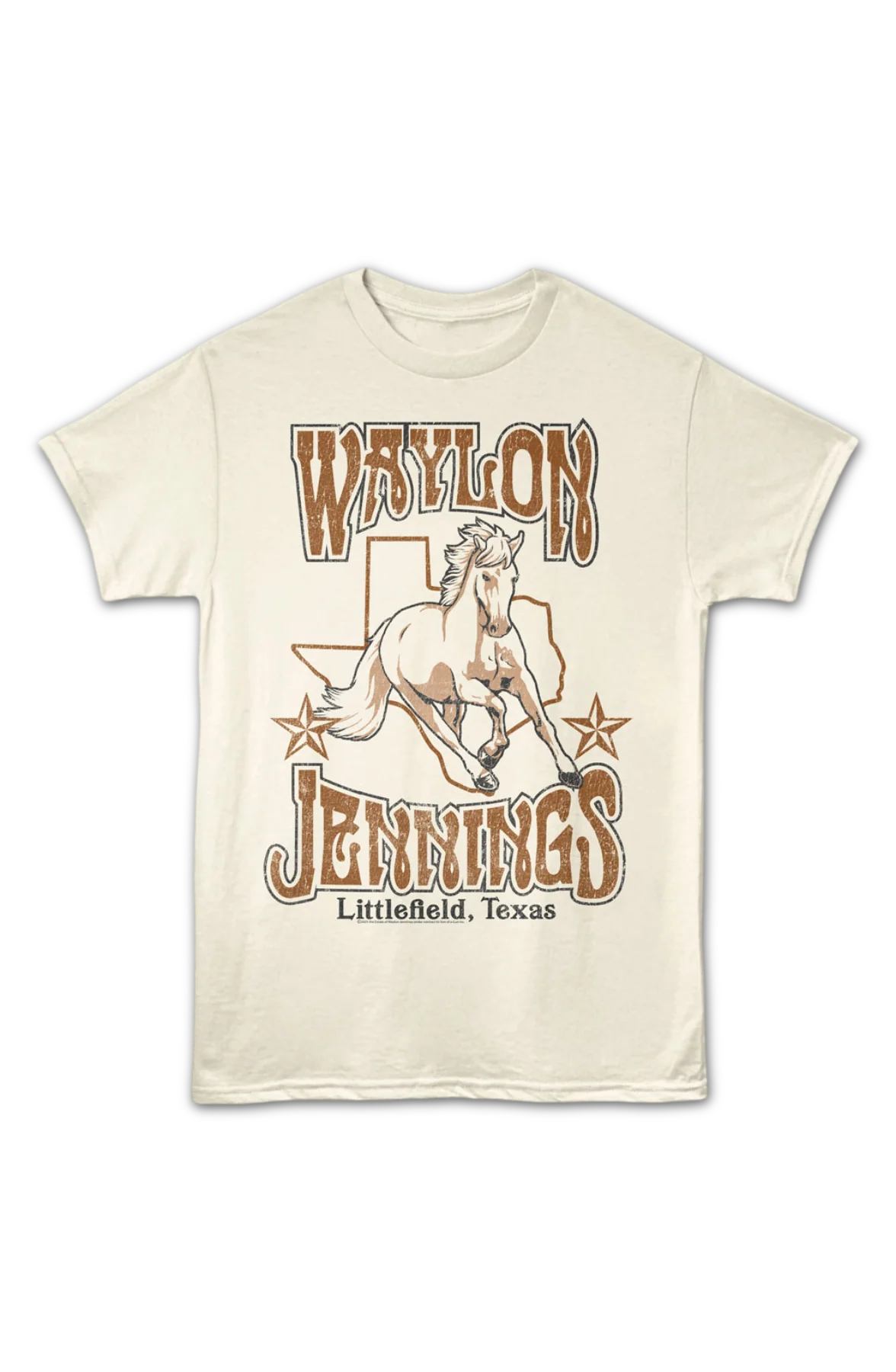 Littlefield Texas Waylon Jennings T-Shirt - Image 2