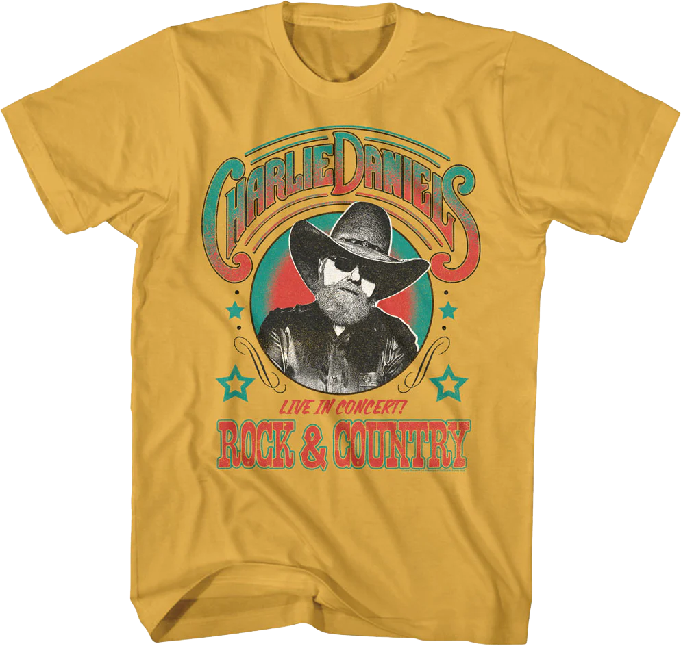 Live In Concert Charlie Daniels T-Shirt