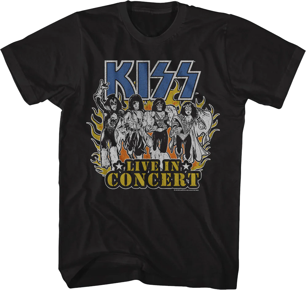 Live In Concert KISS T-Shirt