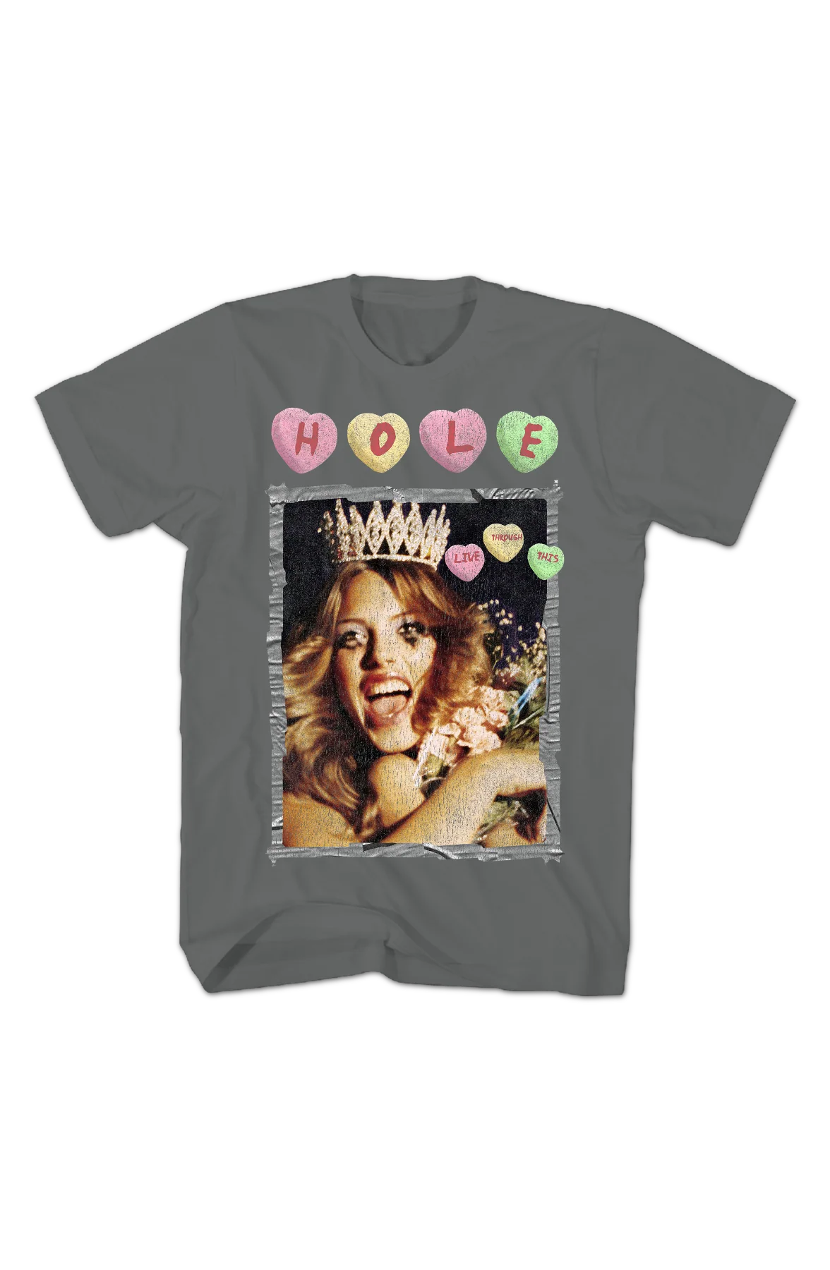 Live Through This Candy Hearts Hole T-Shirt - Image 2