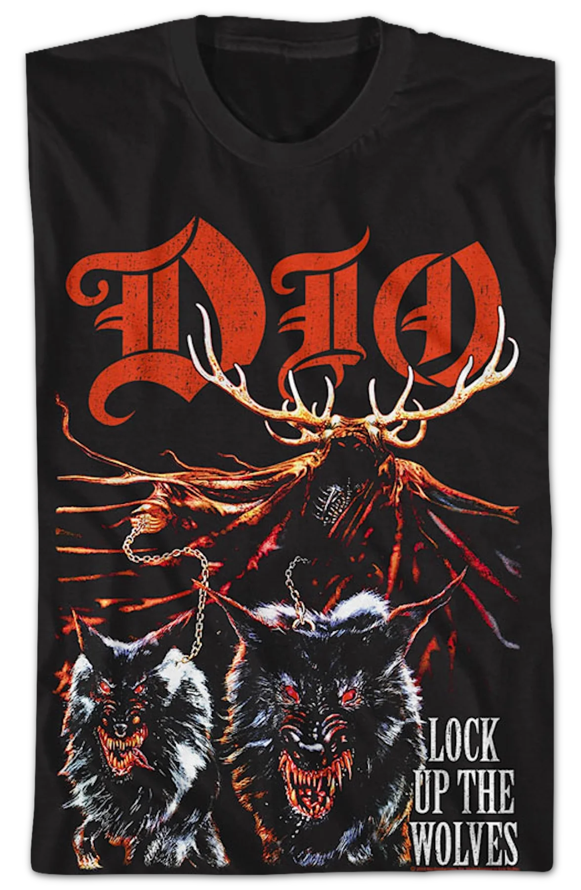 Lock Up The Wolves Dio T-Shirt - Image 2