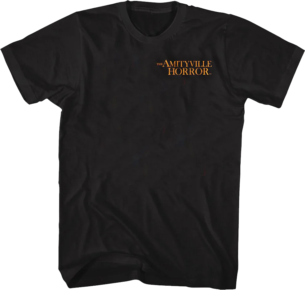 Logo And House Amityville Horror T-Shirt - Image 3