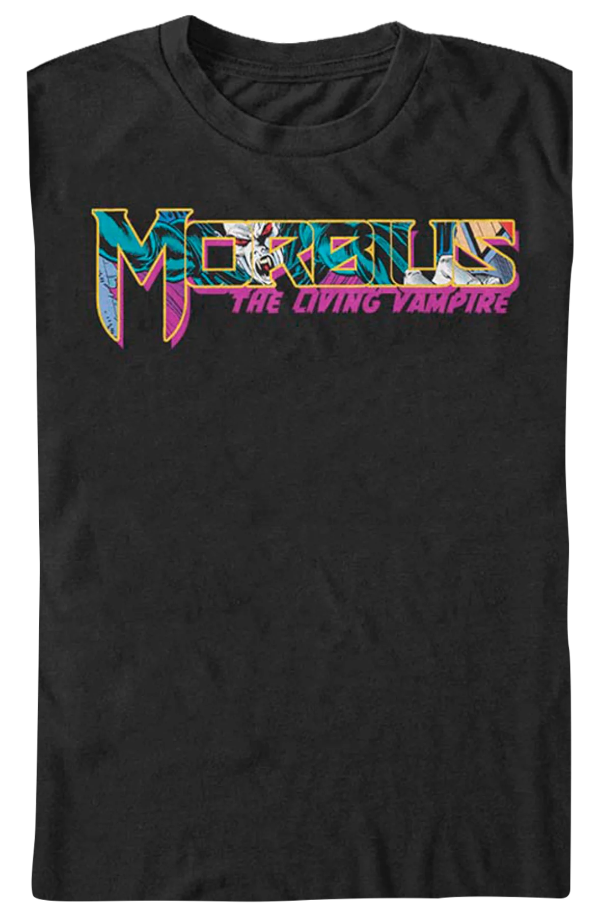 Logo Morbius The Living Vampire Marvel Comics T-Shirt - Image 2