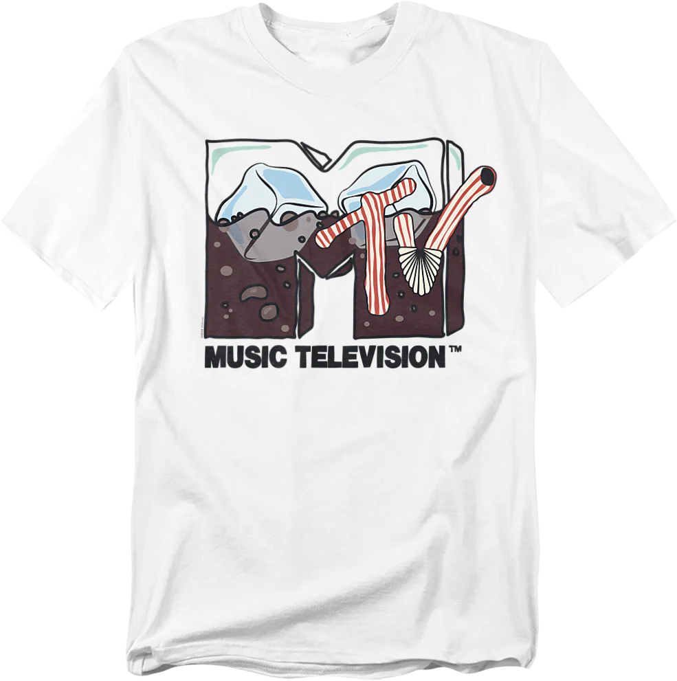 Logo On The Rocks MTV T-Shirt